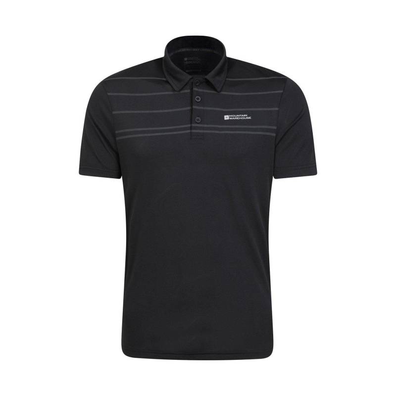 Away Poloshirt Herren Schwarz XS von Mountain Warehouse