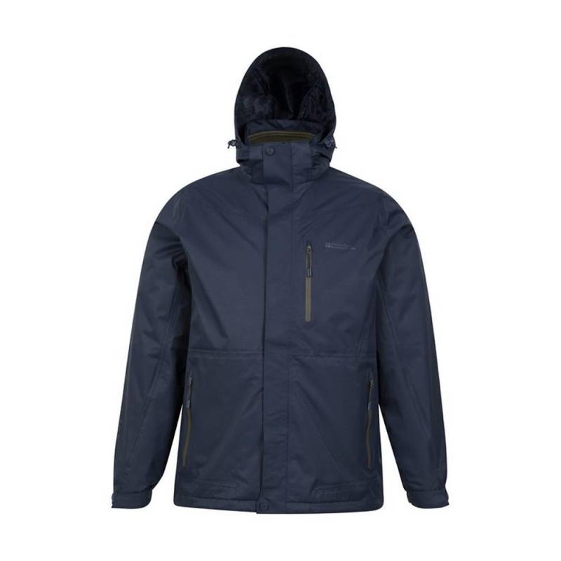 Bracken Extreme Jacke, Wasserfest 3 In 1 Herren Blau 4XL von Mountain Warehouse