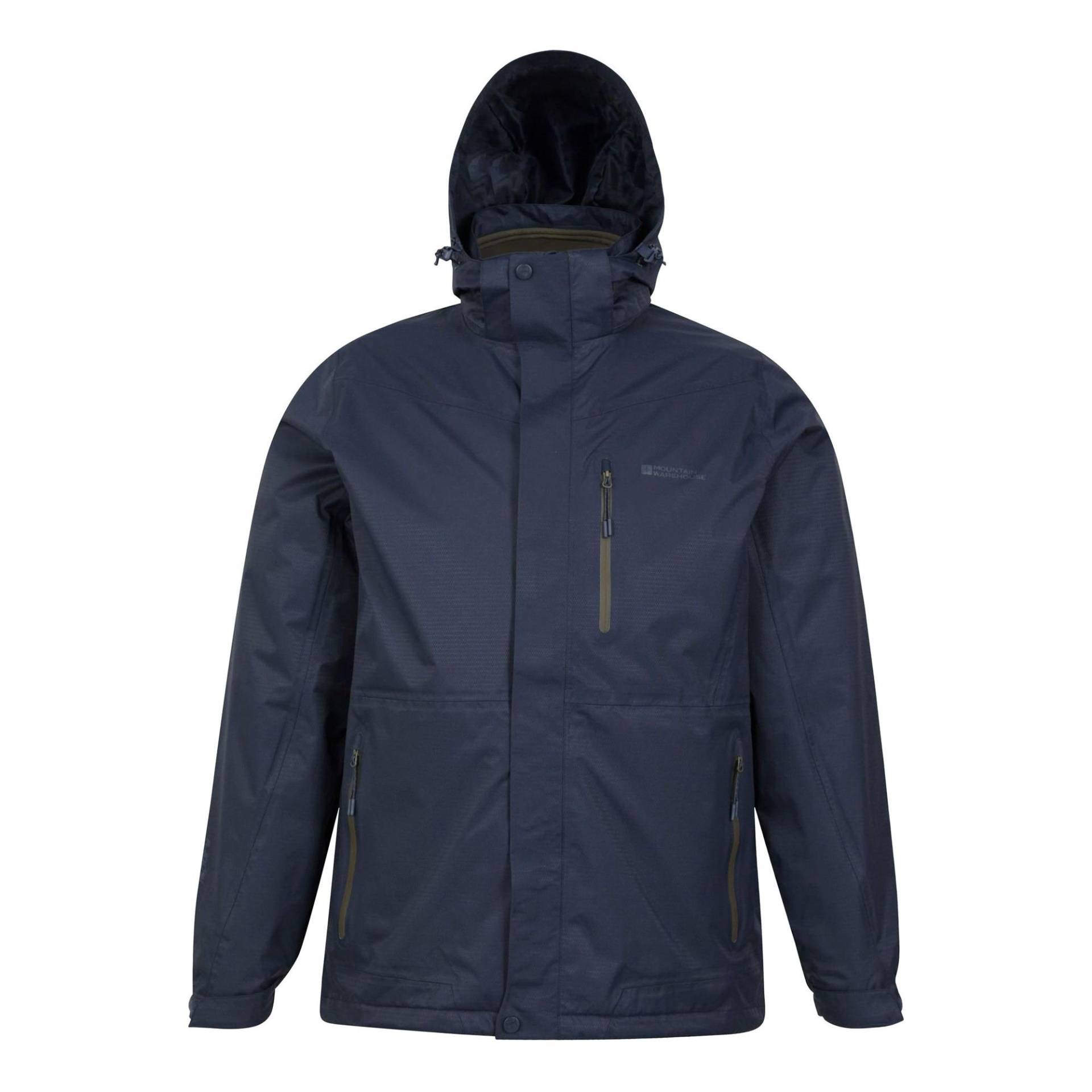 Mountain Warehouse - Bracken Extreme Jacke, wasserfest 3 in 1, für Herren, Indigo, Größe XL von Mountain Warehouse