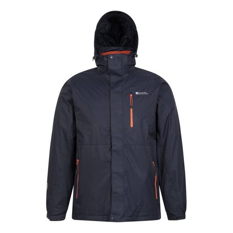 Bracken Extreme Jacke, Wasserfest 3 In 1 Herren Dunkelblau XS von Mountain Warehouse