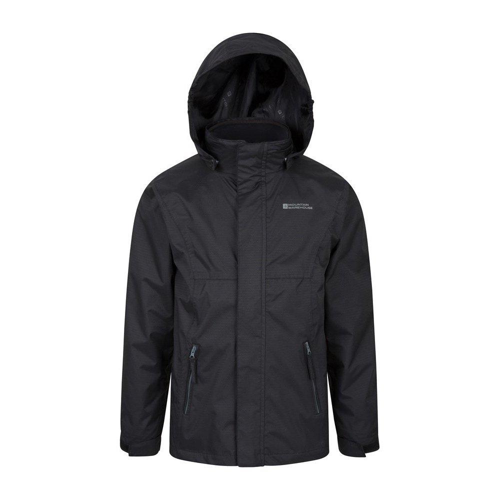 Bracken Extreme Jacke, Wasserfest 3 In 1 Mädchen Schwarz 140 von Mountain Warehouse