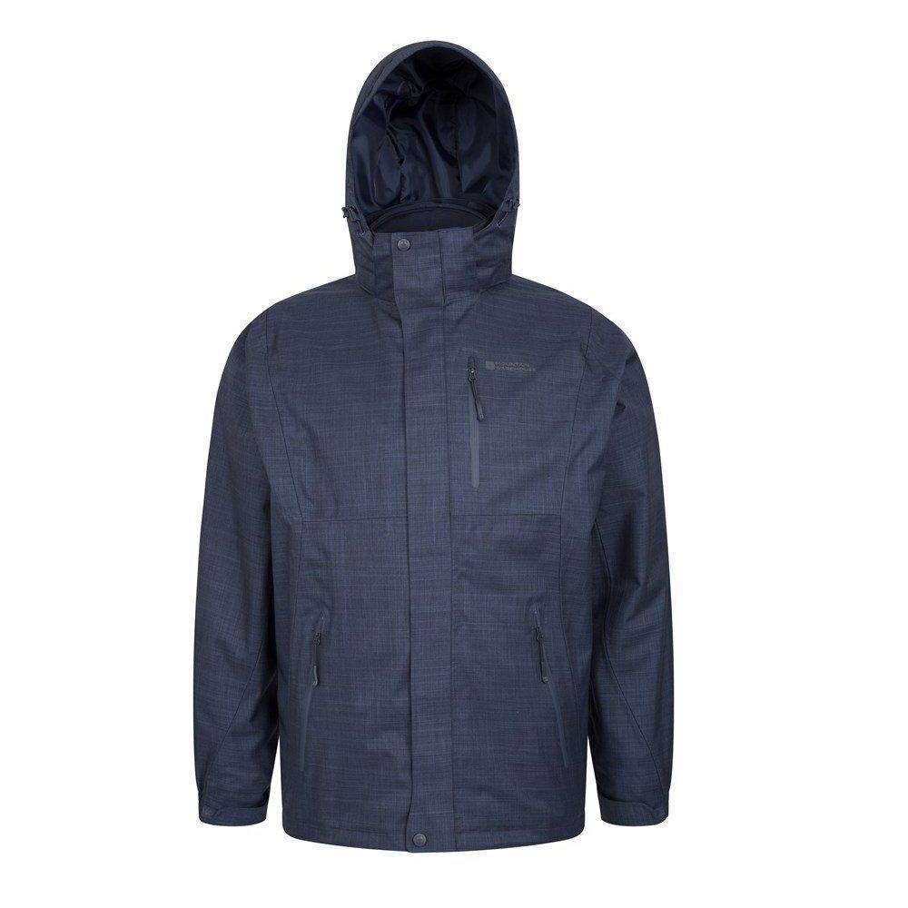 Mountain Warehouse - Bracken Jacke 3 in 1, für Herren, Blau, Größe L von Mountain Warehouse