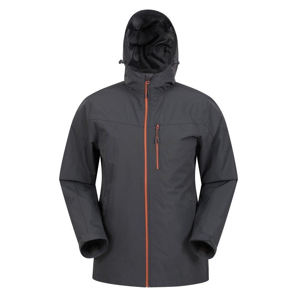 Mountain Warehouse - Brisk Extreme Jacke, wasserfest, für Herren, Grau, Größe M von Mountain Warehouse