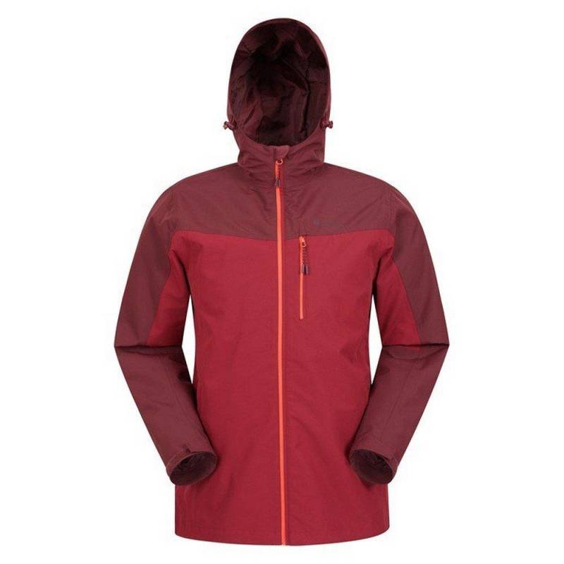 Brisk Extreme Jacke, Wasserfest Herren Rot Bunt L von Mountain Warehouse