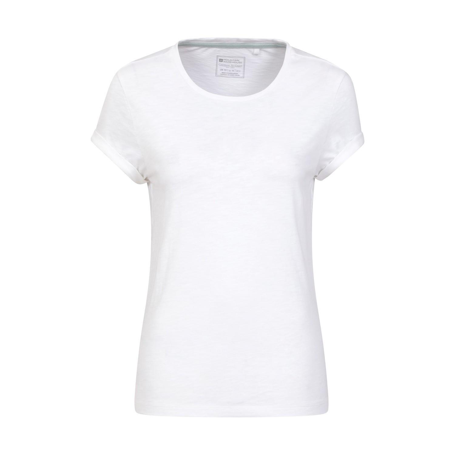 Bude Tshirt Damen Weiss 38 von Mountain Warehouse