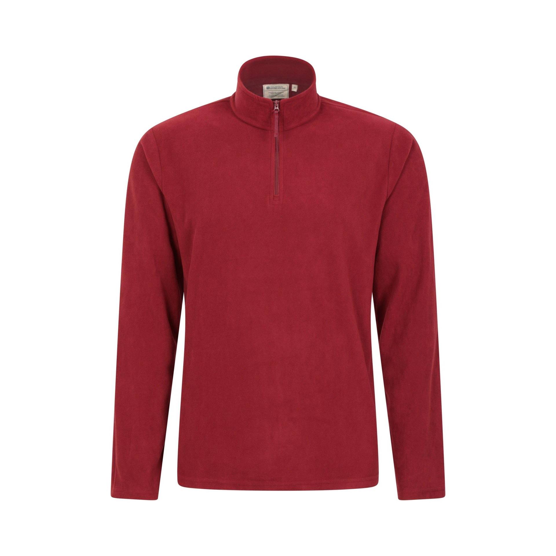 Camber Ii Fleeceoberteil Mit Halbem Reißverschluss Herren Rot Bunt 4XL von Mountain Warehouse