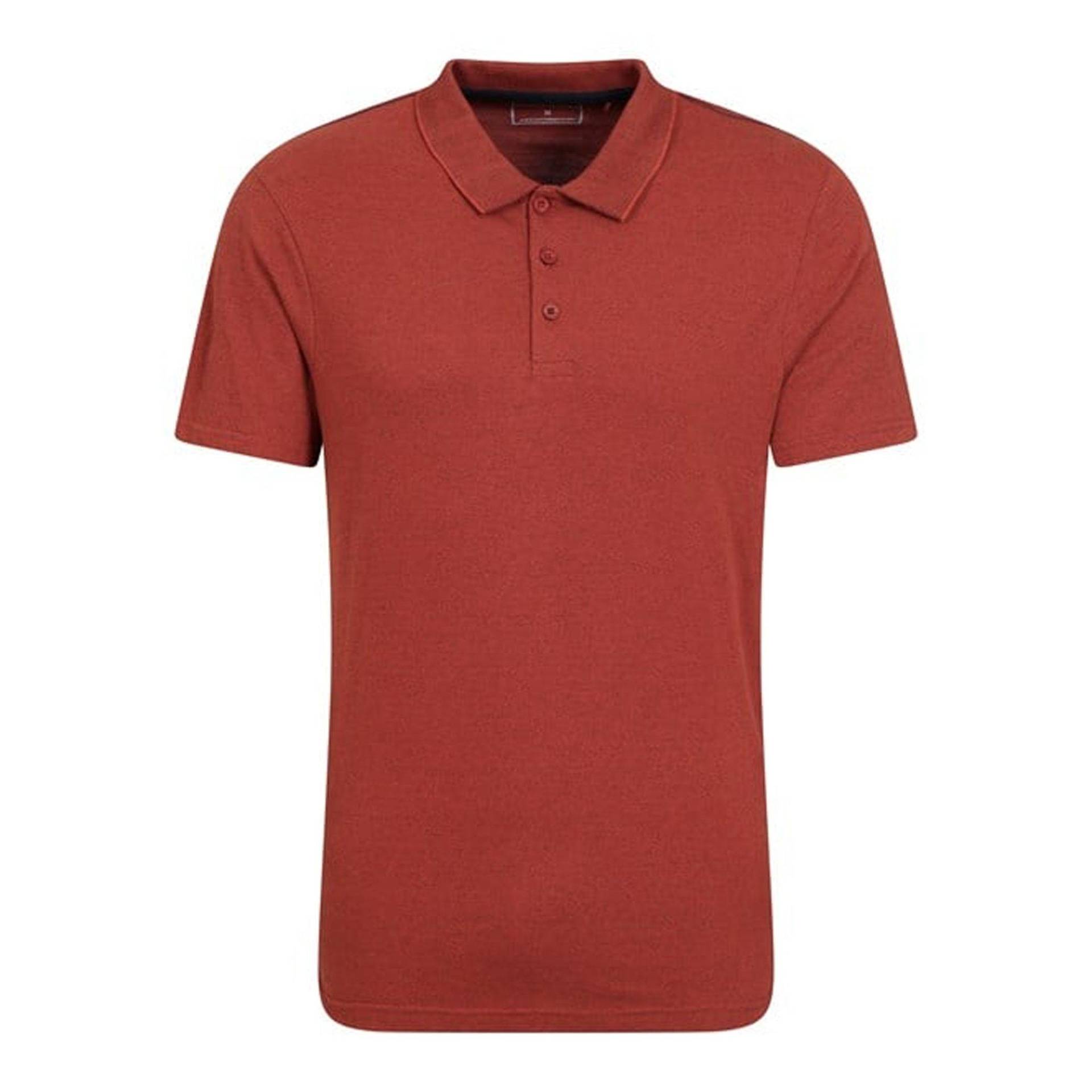 Cordyline Poloshirt Herren Rost L von Mountain Warehouse