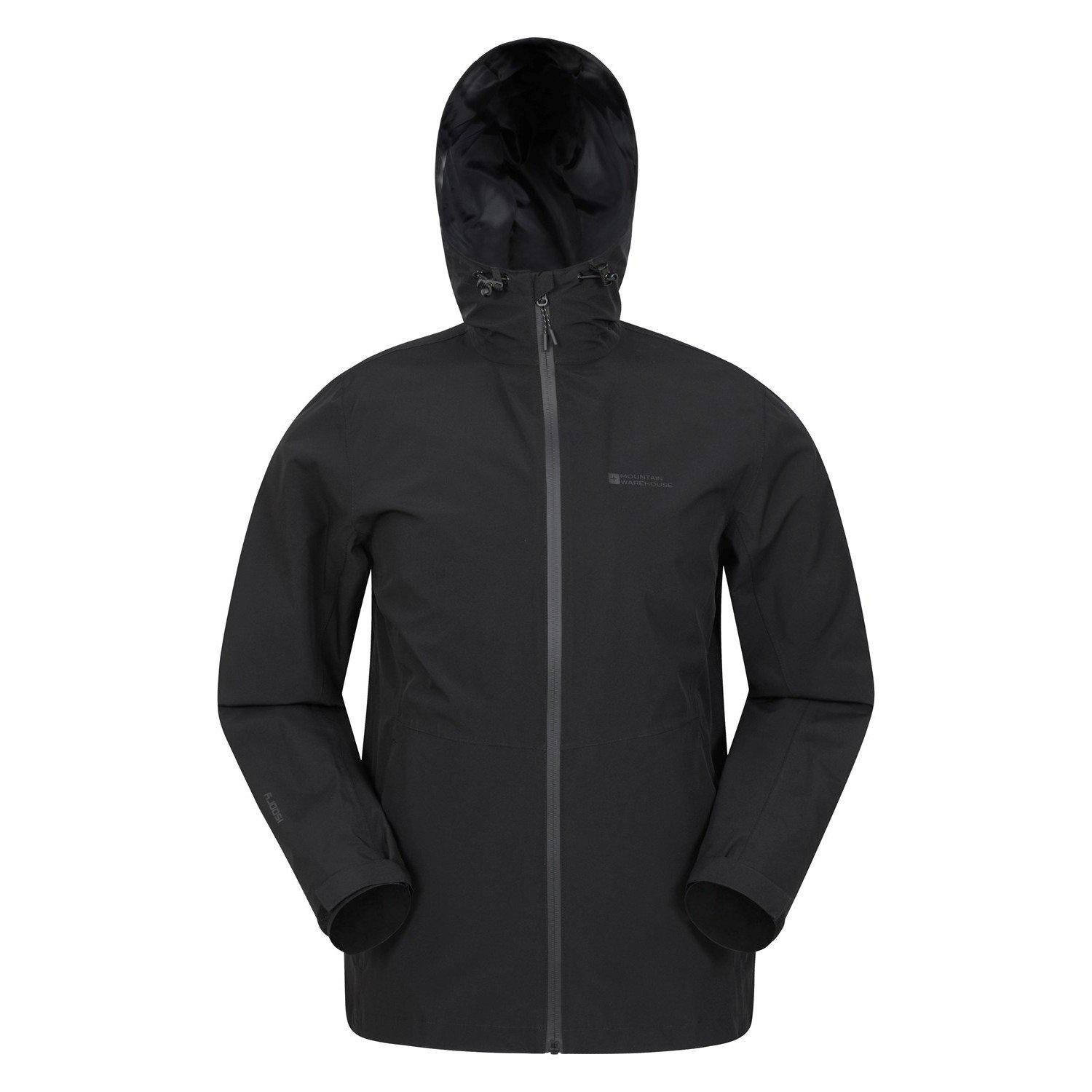 Covert Jacke Wasserfest Herren Schwarz L von Mountain Warehouse