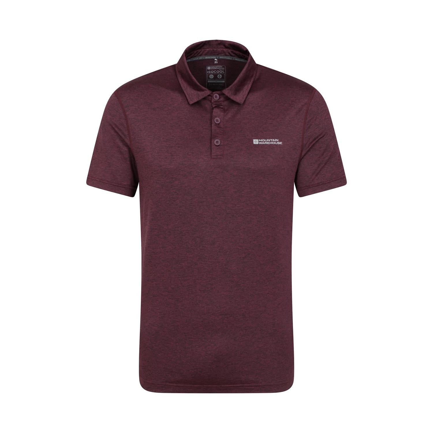 Deuce Poloshirt Herren Lila 3XL von Mountain Warehouse