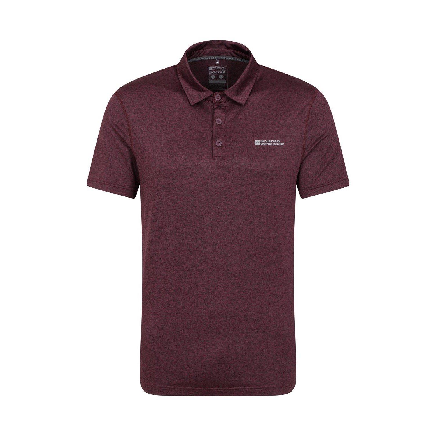 Mountain Warehouse - Deuce Poloshirt, für Herren, Lila, Größe L von Mountain Warehouse