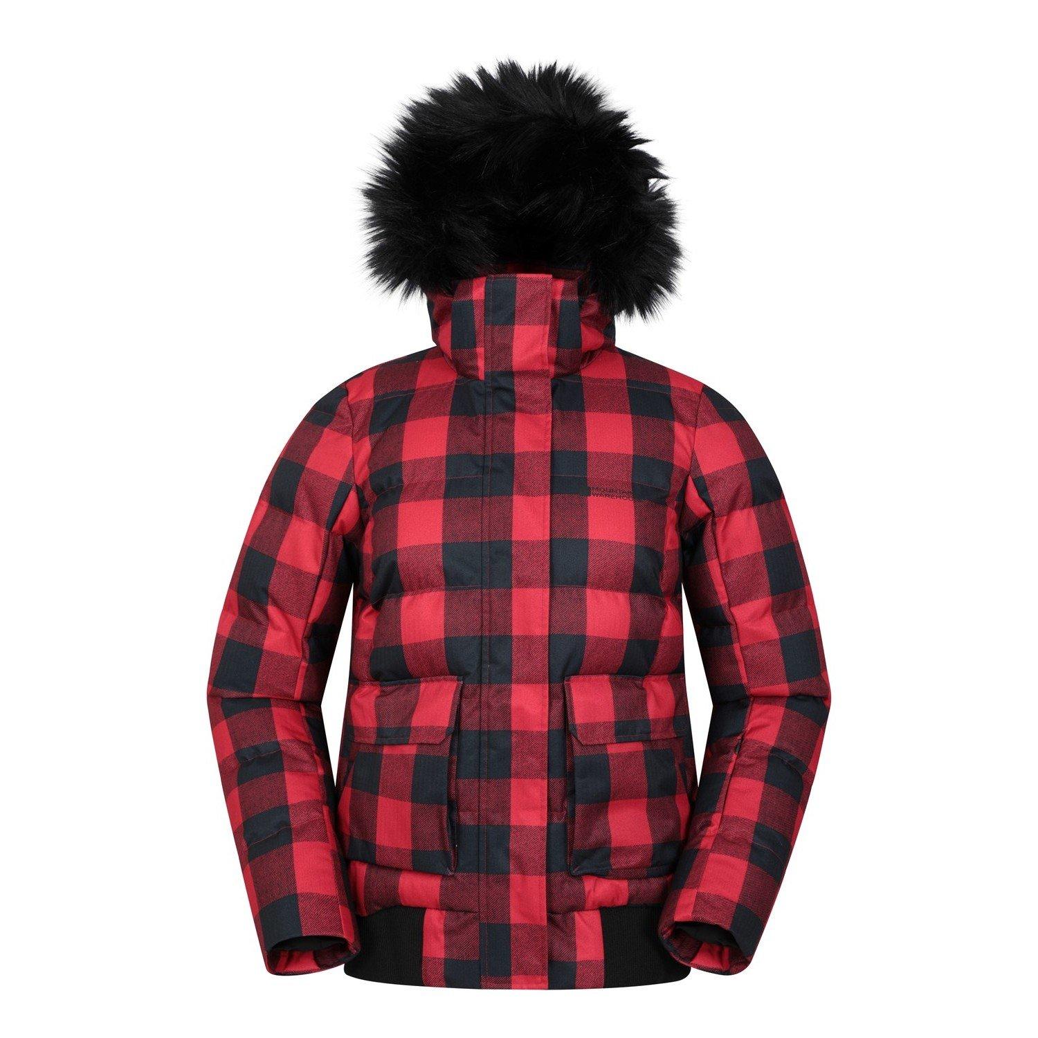 Distance Skijacke Damen Rot Bunt 40 von Mountain Warehouse