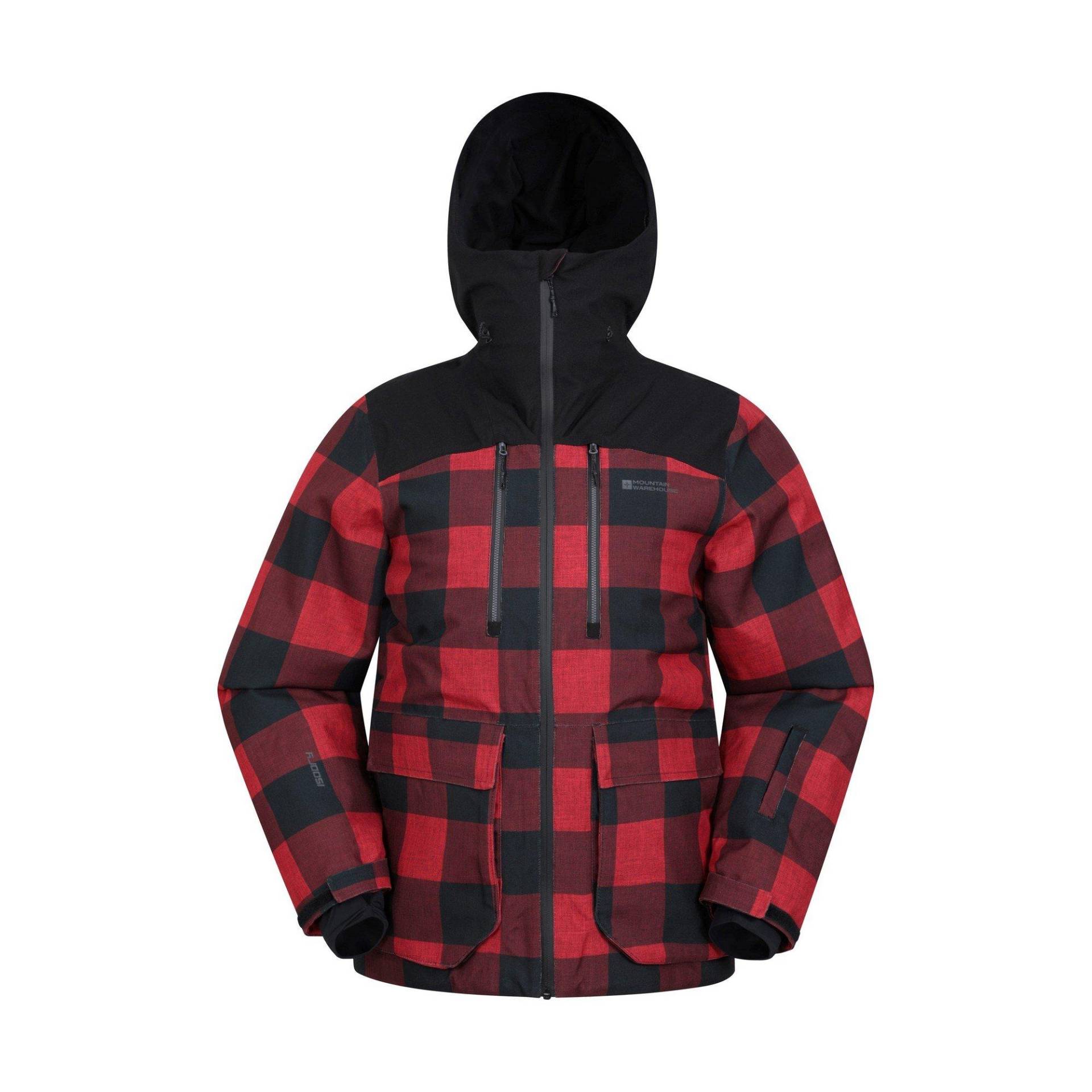 Drayton Skijacke Herren Rot Bunt M von Mountain Warehouse