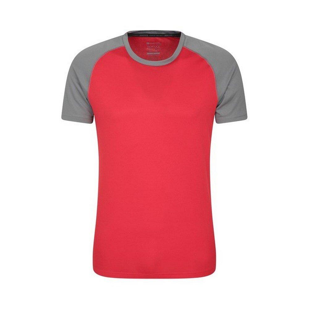 Endurance Tshirt Atmungsaktiv Herren Rot Bunt L von Mountain Warehouse