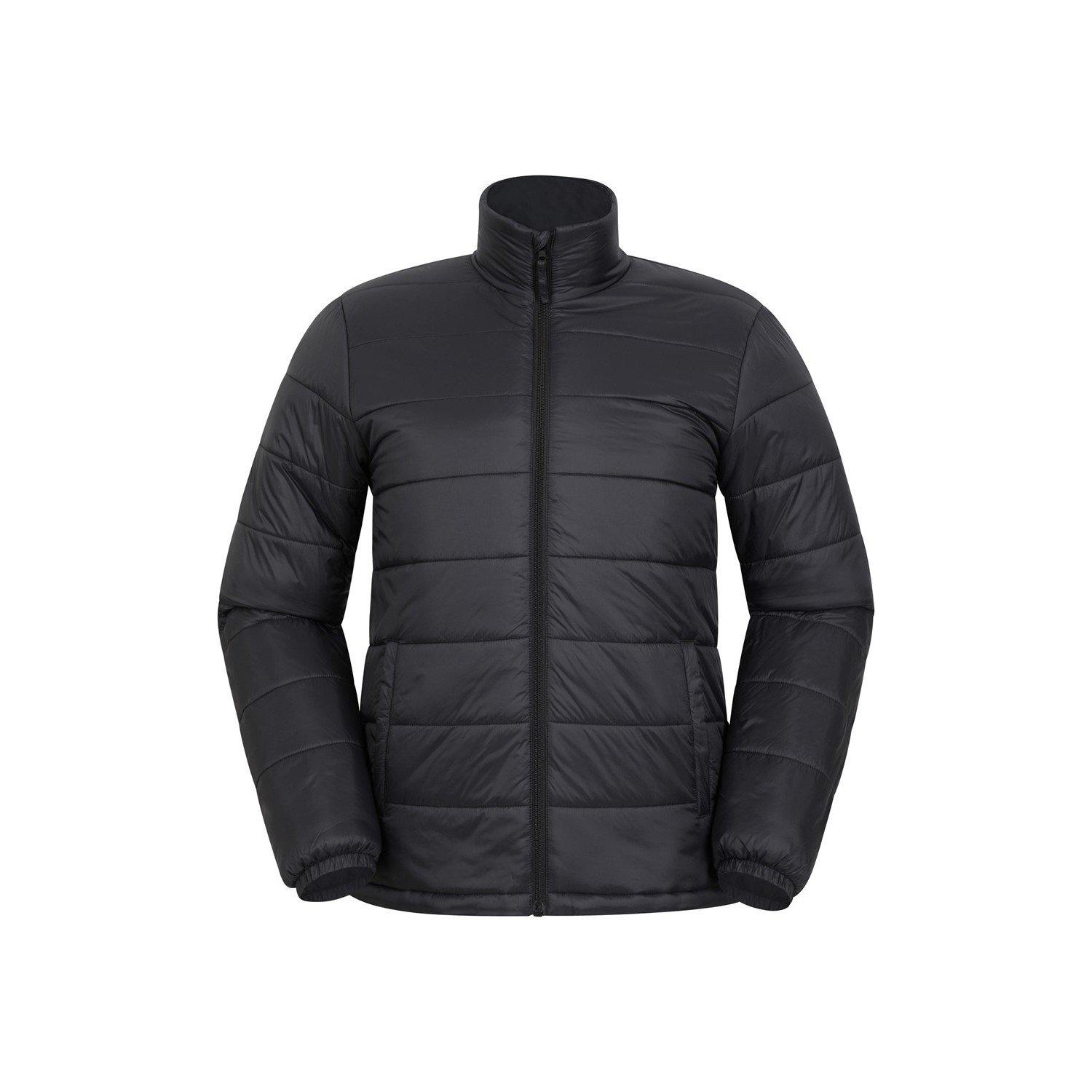 Essentials Steppjacke Herren Schwarz XS von Mountain Warehouse