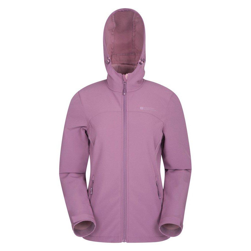 Mountain Warehouse - Exodus Softshelljacke Atmungsaktiv, für Damen, Lila, Größe 34 von Mountain Warehouse