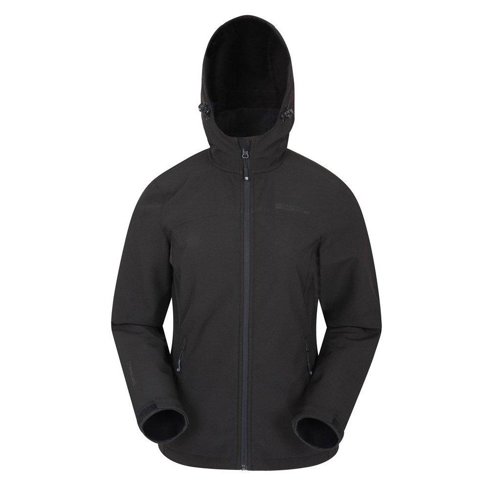 Mountain Warehouse - Exodus Softshelljacke Atmungsaktiv, für Damen, Schwarz, Größe 34 von Mountain Warehouse