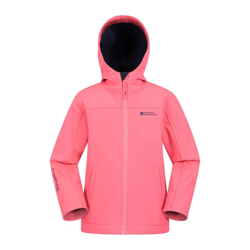 Exodus Softshelljacke Wasserbeständig Mädchen Pink 104 von Mountain Warehouse