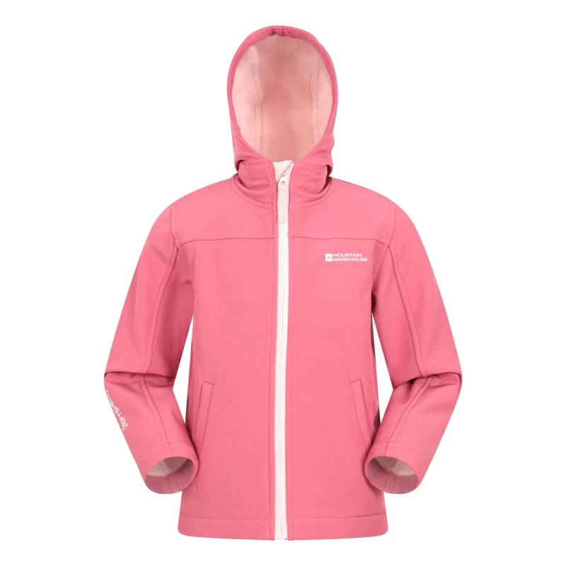 Exodus Softshelljacke Wasserbeständig Mädchen Pink 152 von Mountain Warehouse