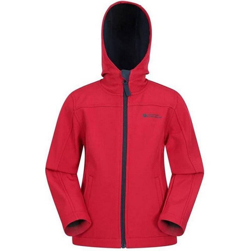 Exodus Softshelljacke Wasserbeständig Mädchen Rot Bunt 104 von Mountain Warehouse