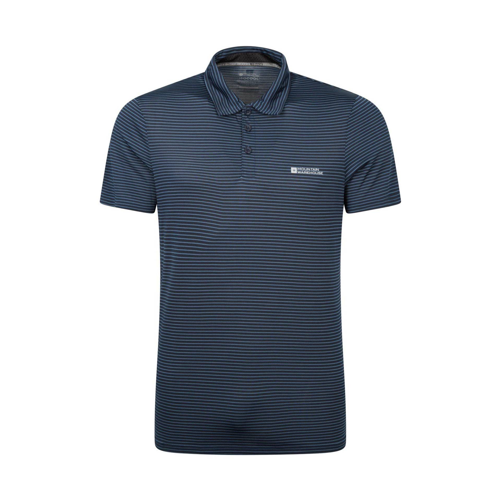 Mountain Warehouse - Fairway Poloshirt, für Herren, Blau, Größe XXS von Mountain Warehouse