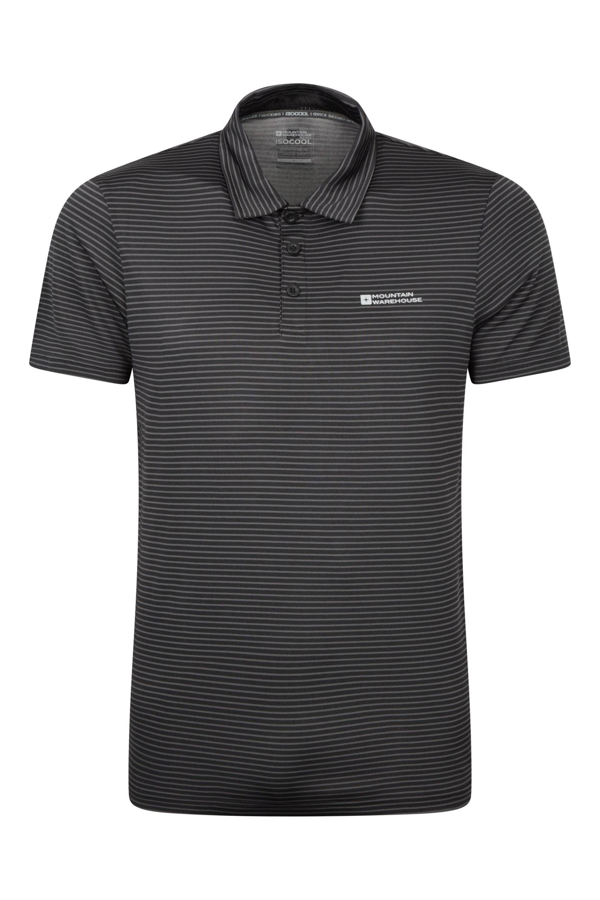 Mountain Warehouse - Fairway Poloshirt, für Herren, Schwarz, Größe XXS von Mountain Warehouse