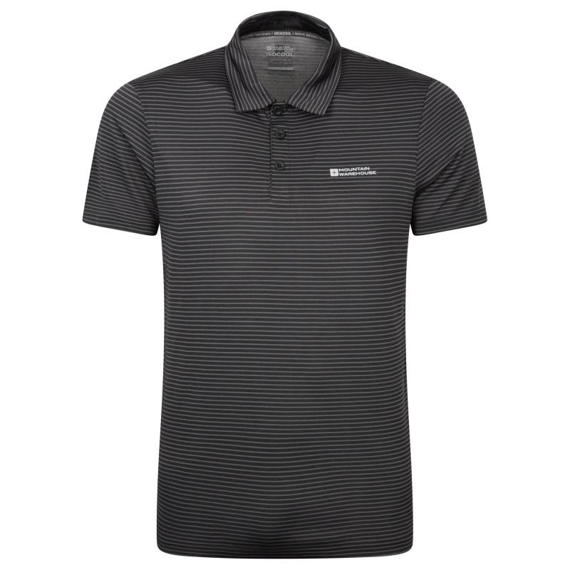 Fairway Poloshirt Herren Schwarz XXS von Mountain Warehouse