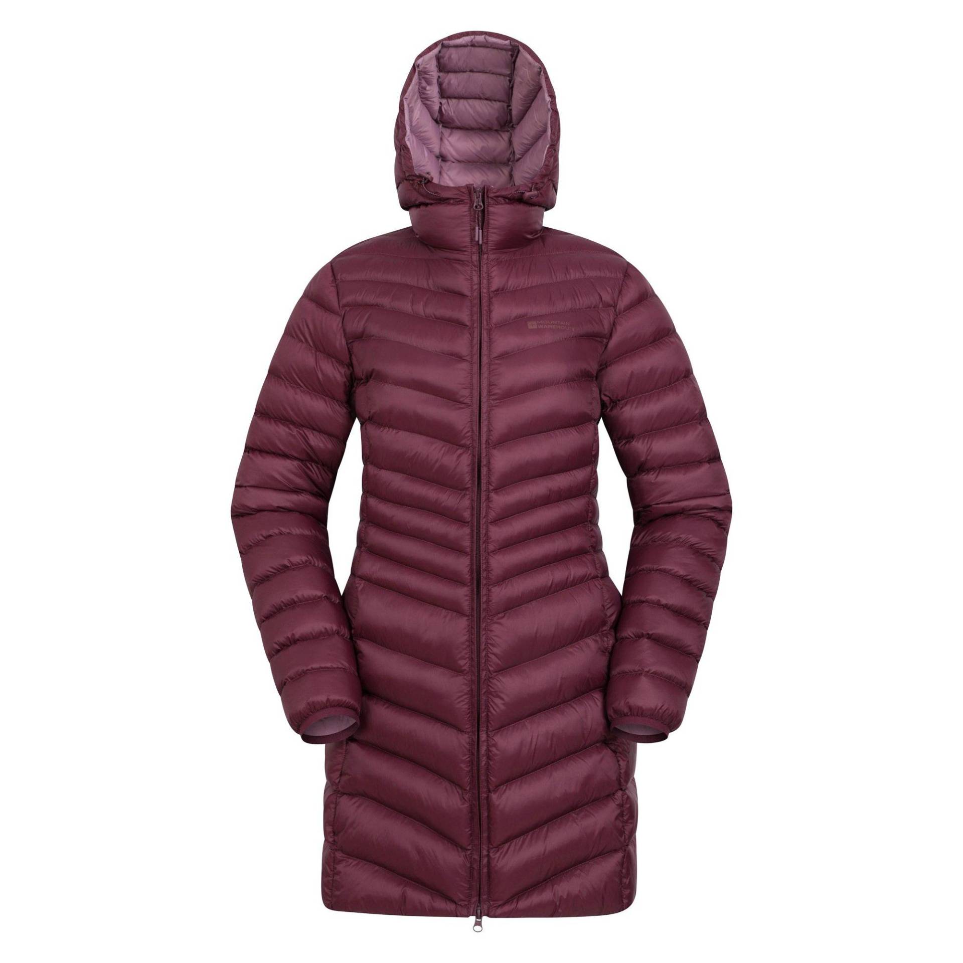 Mountain Warehouse - Florence Steppjacke, für Damen, Weinrot, Größe 36 von Mountain Warehouse