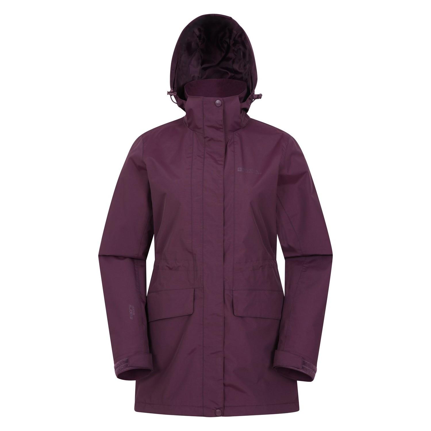 Mountain Warehouse - Glacial Extreme Jacke, wasserfest, für Damen, Weinrot, Größe 40 von Mountain Warehouse