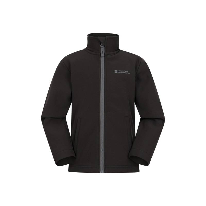 Grasmere Softshelljacke Mädchen Schwarz 140 von Mountain Warehouse