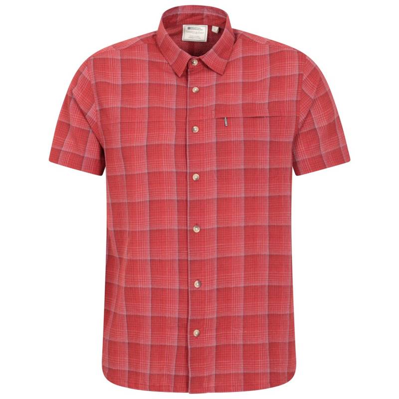 Hemd Herren Rot Bunt L von Mountain Warehouse