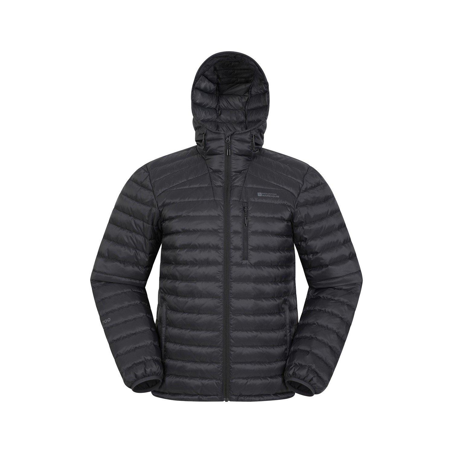 Mountain Warehouse - Henry II Extreme Steppjacke Daunengefüllt, für Herren, Schwarz, Größe XL von Mountain Warehouse