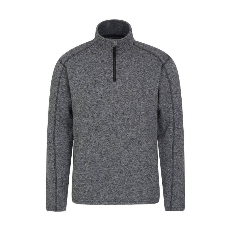 Idris Fleece Mit Halbem Reißverschluss Herren Grau XS von Mountain Warehouse