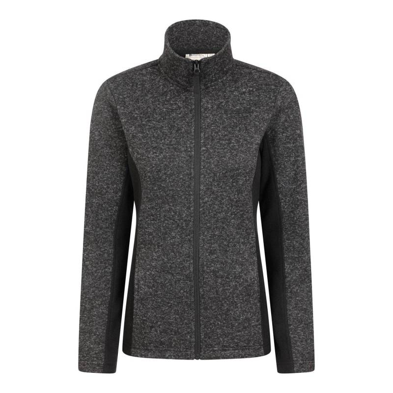 Idris Fleecejacke Verkleidet Damen Schwarz 34 von Mountain Warehouse