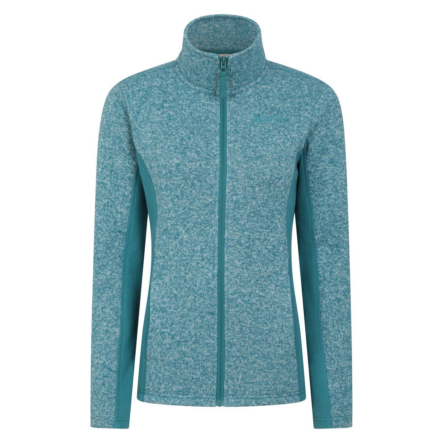 Mountain Warehouse - Idris Fleecejacke Verkleidet, für Damen, Taubenblau, Größe 46 von Mountain Warehouse