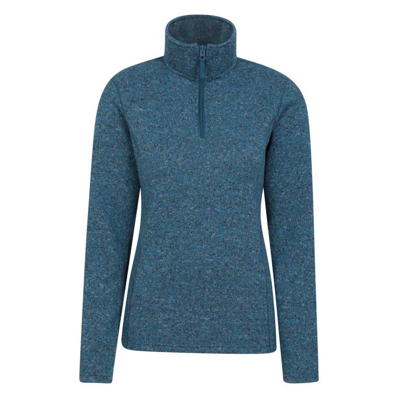 Idris Fleeceoberteil Mit Halbem Reißverschluss Damen Taubenblau 32 von Mountain Warehouse