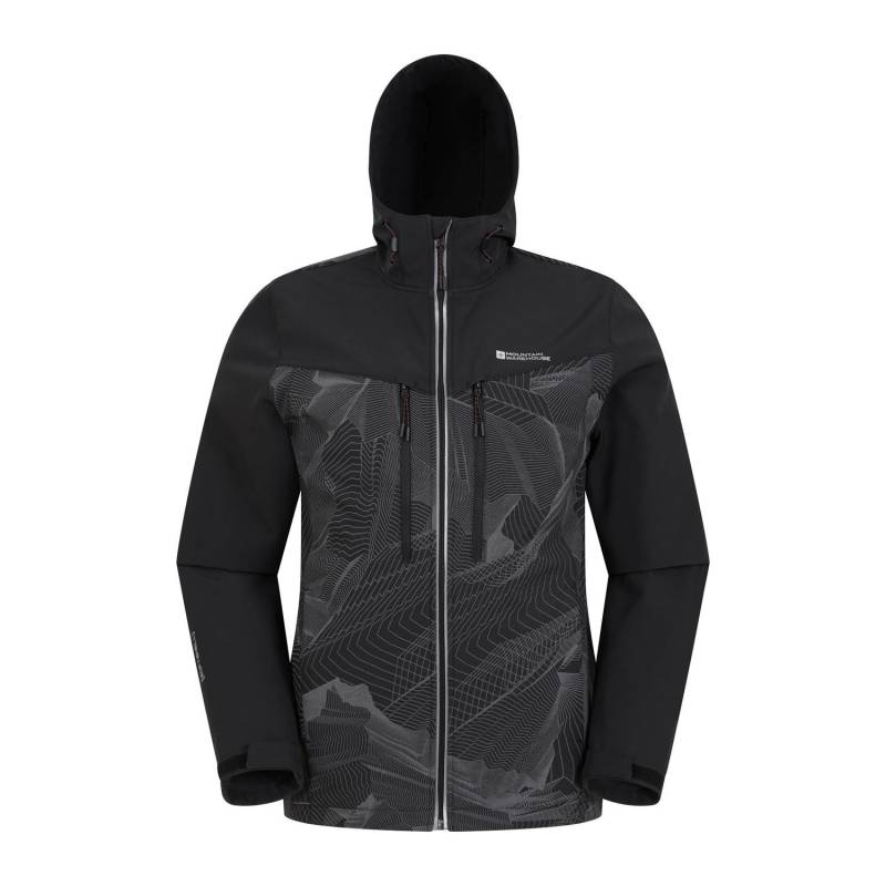 Illuminate Ii Softshelljacke Herren Schwarz L von Mountain Warehouse