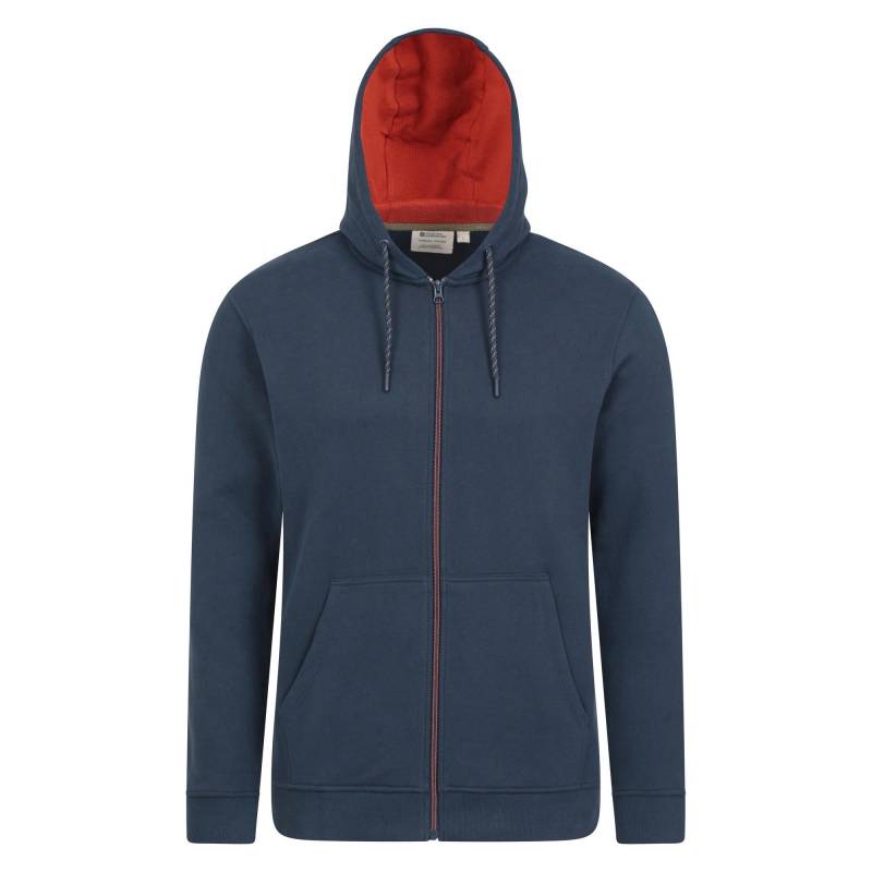 Keyne Hoodie Mit Durchgehendem Reißverschluss Herren Marine XS von Mountain Warehouse