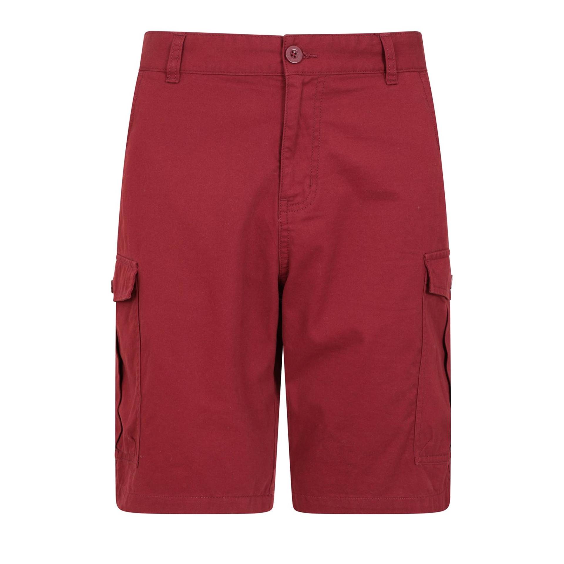 Lakeside Cargoshorts Herren Weinrot W38 von Mountain Warehouse