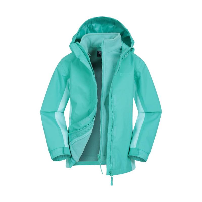 Lightning Jacke, Wasserfest 3 In 1 Jungen Taubenblau 104 von Mountain Warehouse