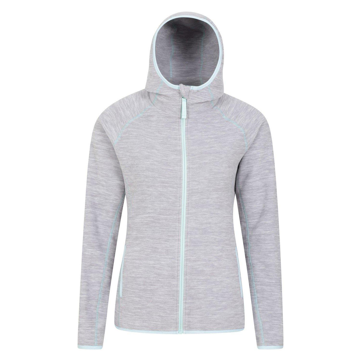 Lleyn Ii Hoodie Mit Durchgehendem Reißverschluss Damen Grau 32 von Mountain Warehouse