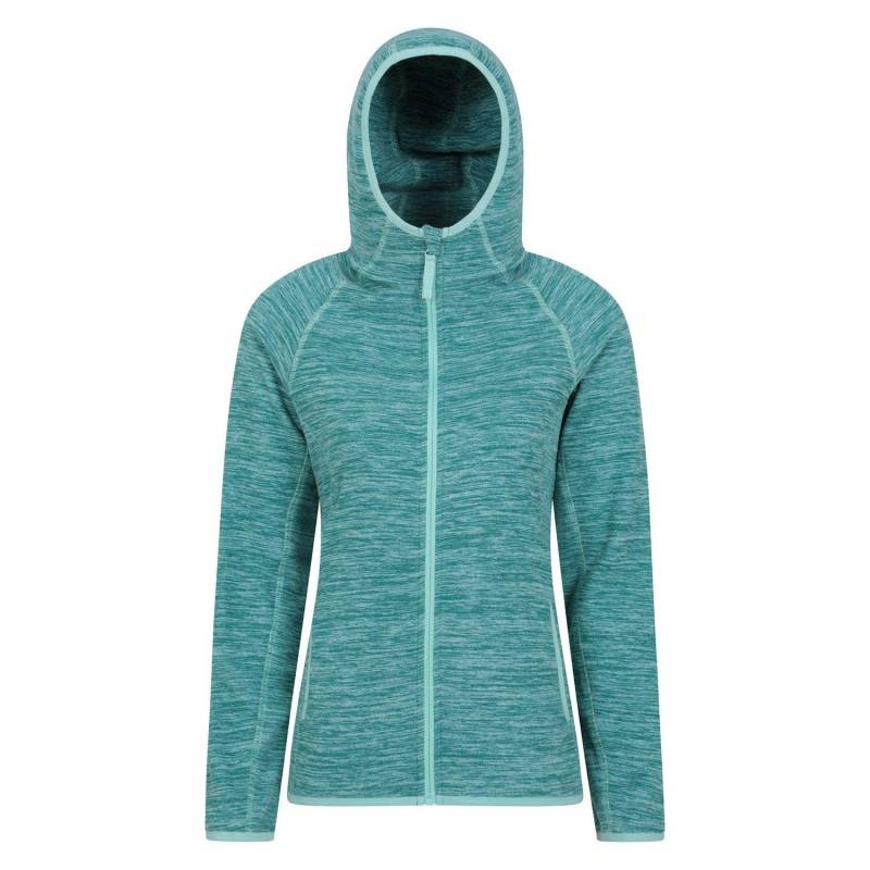 Lleyn Ii Hoodie Mit Durchgehendem Reißverschluss Damen Taubenblau 32 von Mountain Warehouse