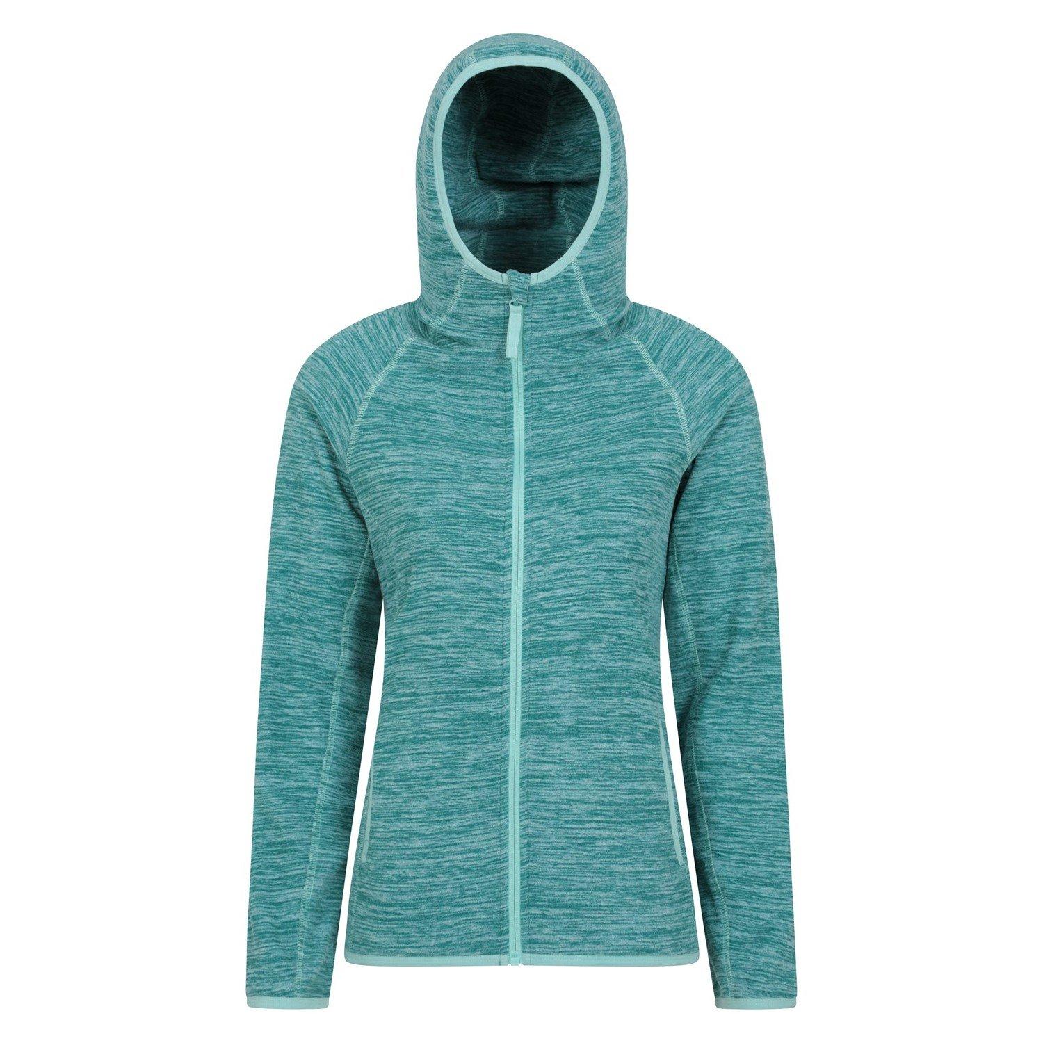 Lleyn Ii Hoodie Mit Durchgehendem Reißverschluss Damen Taubenblau 38 von Mountain Warehouse