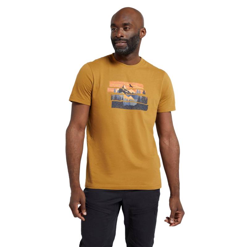 Mountain Explorer Tshirt Herren Beige XS von Mountain Warehouse