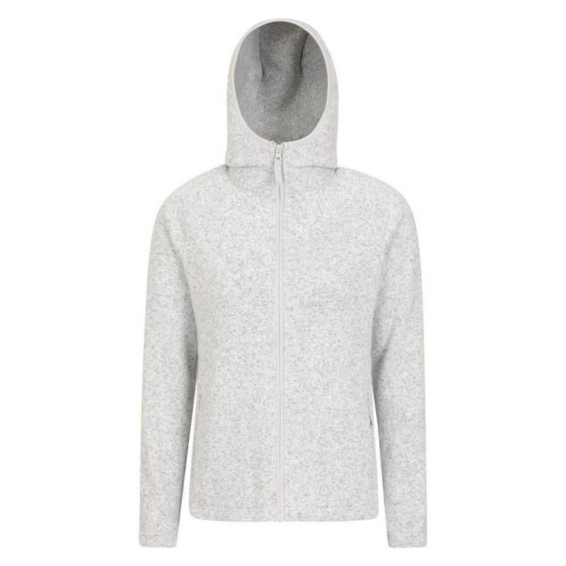 Nevis Hoodie Mit Durchgehendem Reißverschluss Durchgehender Reißverschluss Damen Grau 32 von Mountain Warehouse