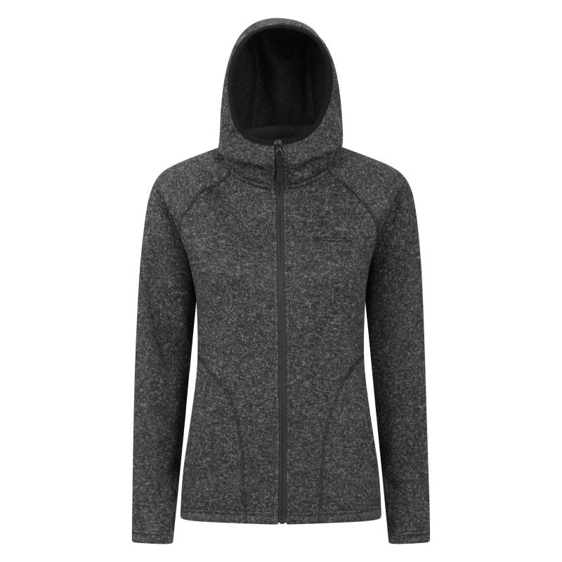 Nevis Hoodie Mit Durchgehendem Reißverschluss Durchgehender Reißverschluss Damen Schwarz 36 von Mountain Warehouse