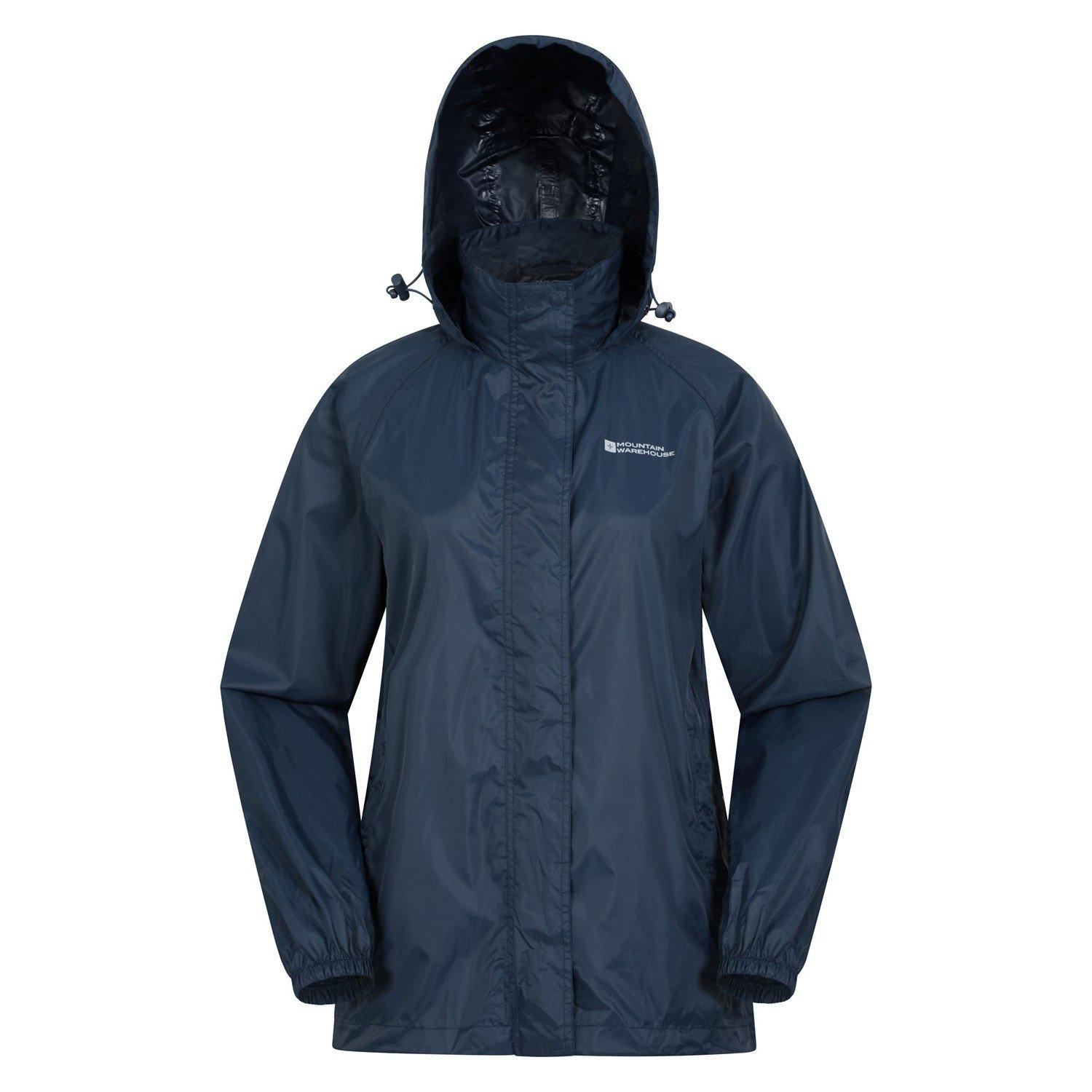 Mountain Warehouse - Pakka II Jacke Wasserfest, für Damen, Marine, Größe 42 von Mountain Warehouse