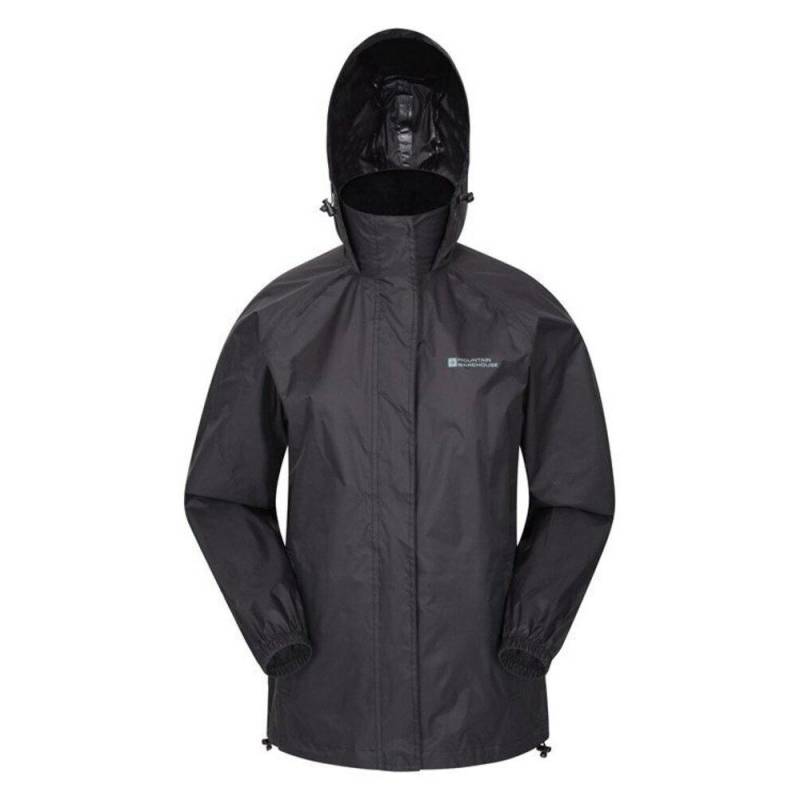 Pakka Jacke, Wasserfest Mädchen Schwarz 128 von Mountain Warehouse