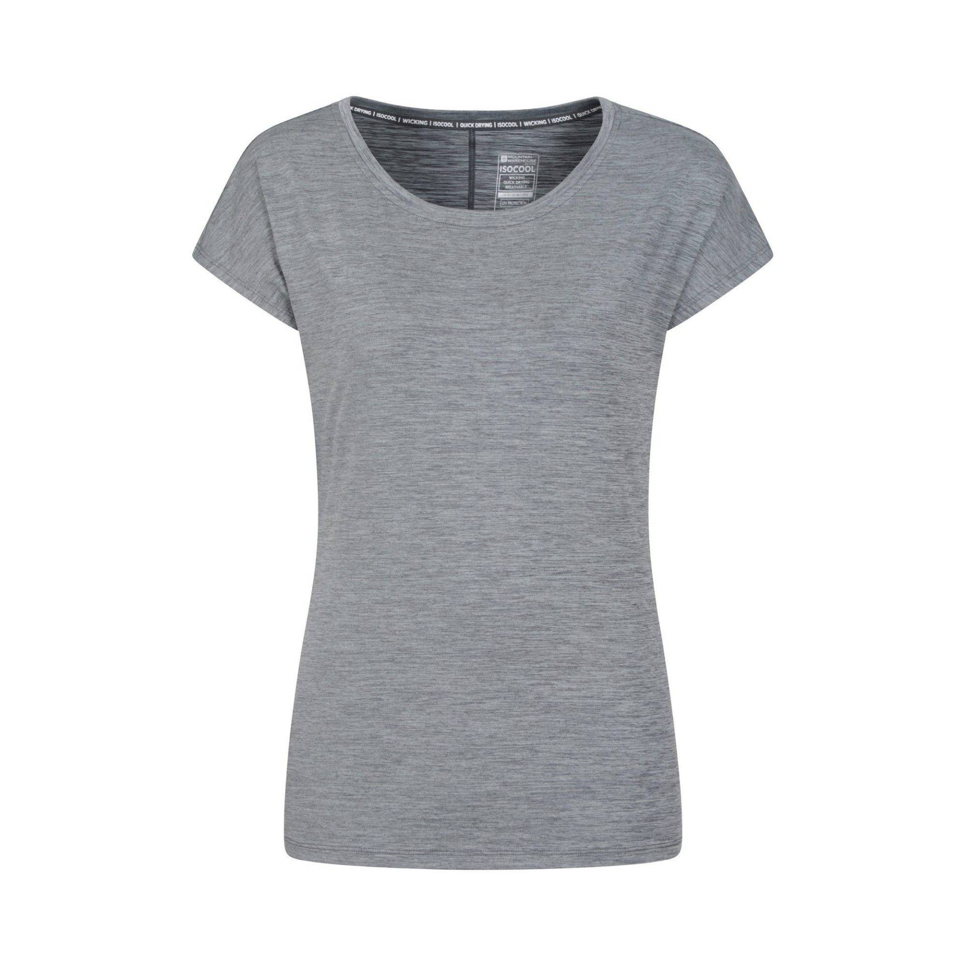 Panna Ii Tshirt Mit Uvschutz Damen Grau 36 von Mountain Warehouse