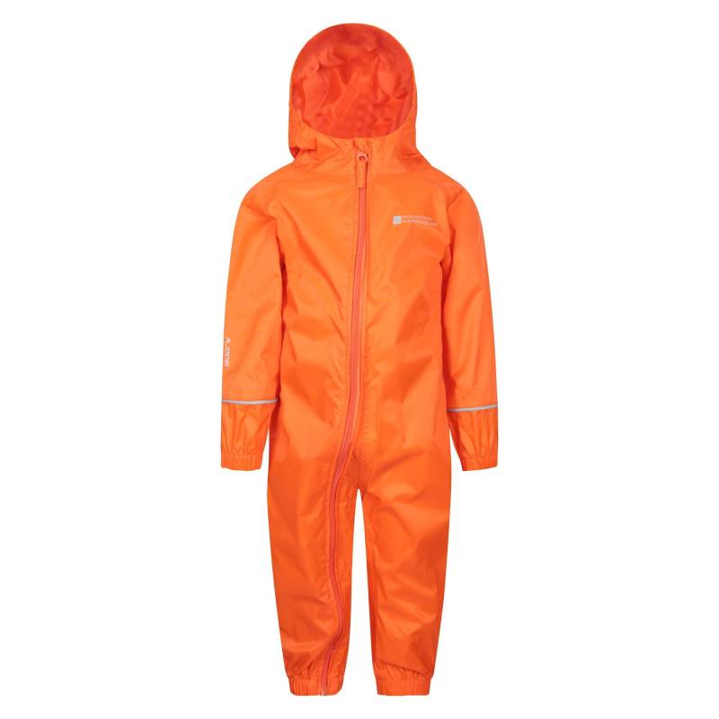 Puddle Regenanzug Mädchen Orange 86 von Mountain Warehouse