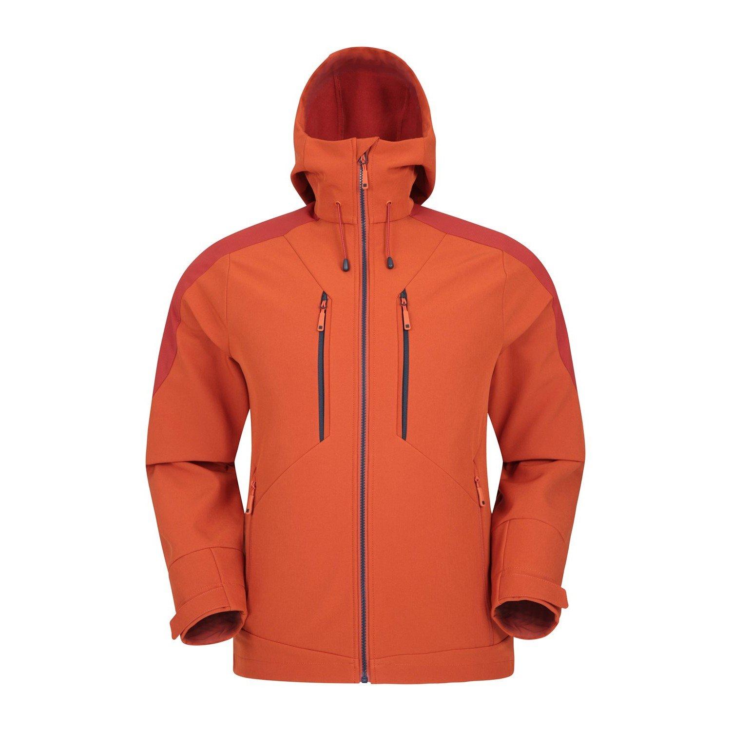 Mountain Warehouse - Radius Softshelljacke, für Herren, Orange, Größe XXS von Mountain Warehouse